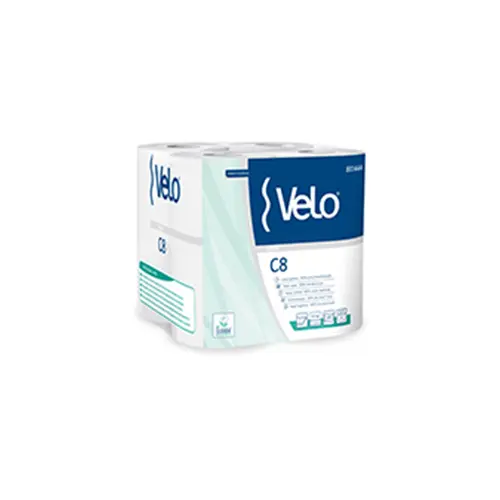 IGIENICA VELO C8 MAXI RT. 48 – Carta igienica rotolino cellulosa